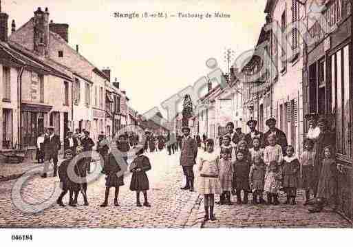 Ville de NANGIS, carte postale ancienne