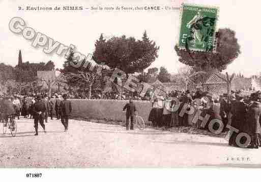 Ville de NIMES, carte postale ancienne