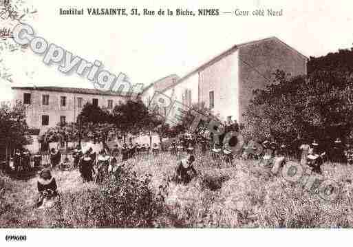 Ville de NIMES, carte postale ancienne