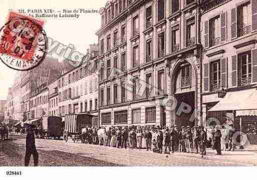 Ville de PARIS19, carte postale ancienne