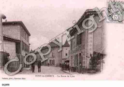 Ville de PONTDECHERUY, carte postale ancienne