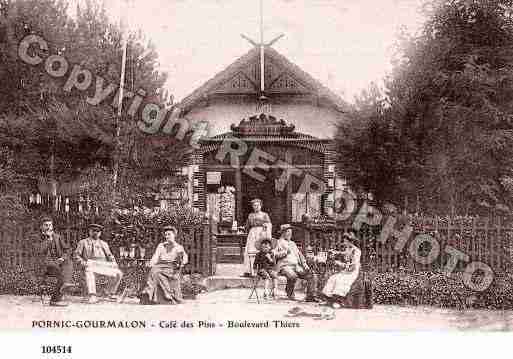 Ville de PORNIC, carte postale ancienne