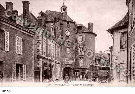 Ville de POUANCE, carte postale ancienne