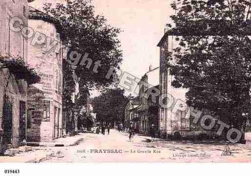 Ville de PRAYSSAC, carte postale ancienne