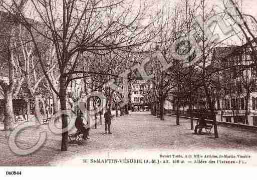 Ville de SAINTMARTINVESUBIE, carte postale ancienne