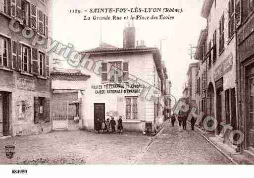 Ville de SAINTEFOYLESLYON, carte postale ancienne