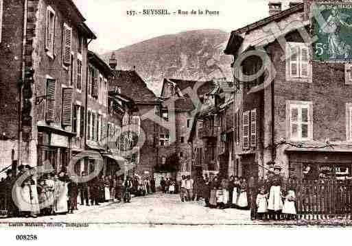 Ville de SEYSSEL, carte postale ancienne