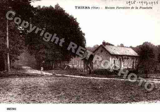 Ville de THIERSSURTHEVE, carte postale ancienne