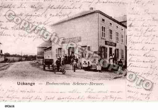 Ville de UCKANGE, carte postale ancienne