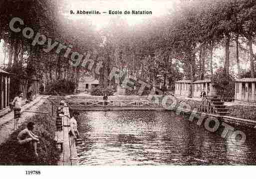 Ville de ABBEVILLE, carte postale ancienne