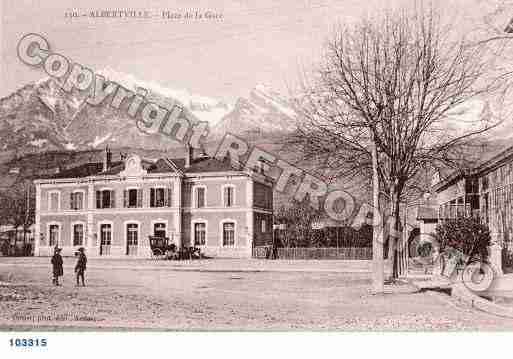 Ville de ALBERTVILLE, carte postale ancienne