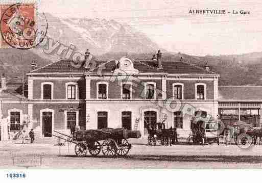 Ville de ALBERTVILLE, carte postale ancienne