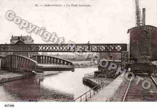 Ville de AUBERVILLIERS, carte postale ancienne