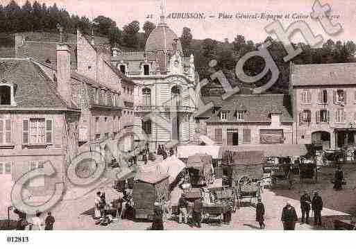 Ville de AUBUSSON, carte postale ancienne