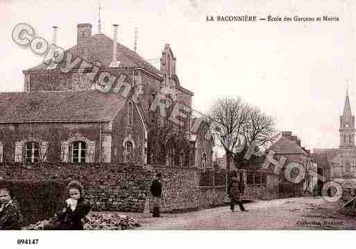 Ville de BACONNIERE(LA), carte postale ancienne