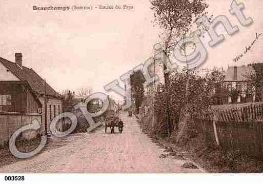 Ville de BEAUCHAMPS, carte postale ancienne