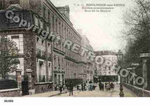 Ville de BOULOGNEBILLANCOURT, carte postale ancienne