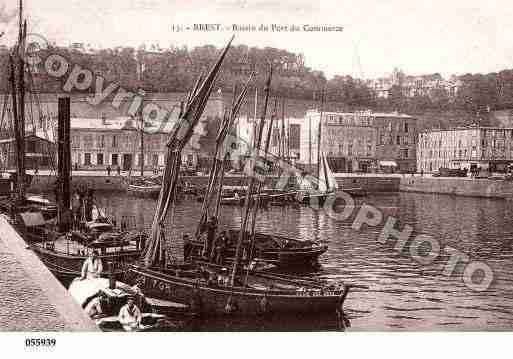 Ville de BREST, carte postale ancienne