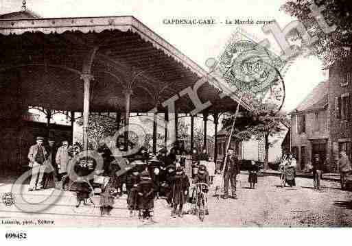 Ville de CAPDENACGARE, carte postale ancienne