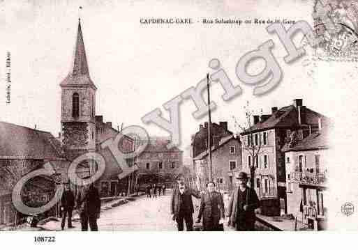 Ville de CAPDENACGARE, carte postale ancienne