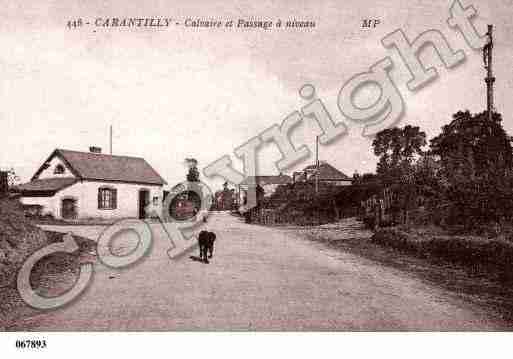 Ville de CARANTILLY, carte postale ancienne