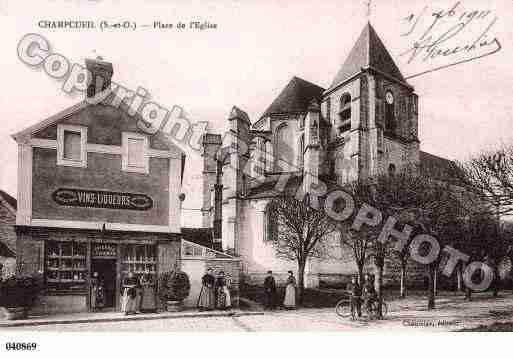 Ville de CHAMPCEUIL, carte postale ancienne