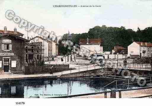 Ville de CHAMPIGNEULLES, carte postale ancienne