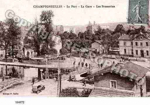 Ville de CHAMPIGNEULLES, carte postale ancienne