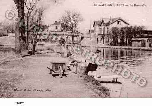 Ville de CHAMPIGNEULLES, carte postale ancienne