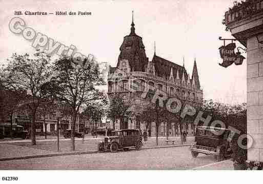 Ville de CHARTRES, carte postale ancienne