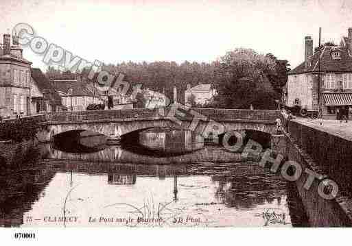 Ville de CLAMECY, carte postale ancienne