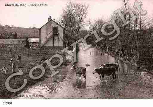 Ville de CLOYESSURLELOIR, carte postale ancienne