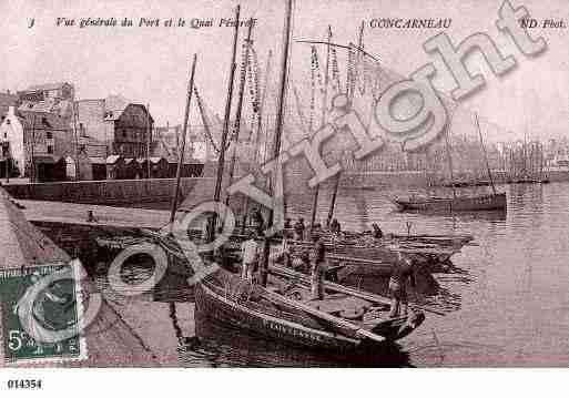 Ville de CONCARNEAU, carte postale ancienne