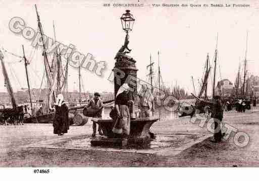 Ville de CONCARNEAU, carte postale ancienne