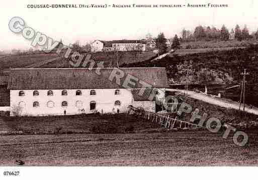 Ville de COUSSACBONNEVAL, carte postale ancienne