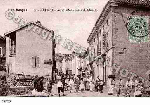 Ville de DARNEY, carte postale ancienne