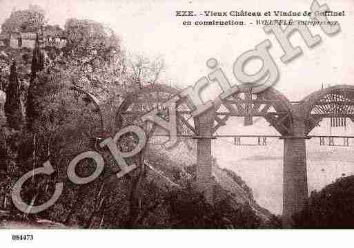 Ville de EZE, carte postale ancienne