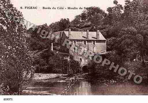 Ville de FIGEAC, carte postale ancienne