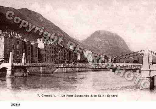 Ville de GRENOBLE, carte postale ancienne