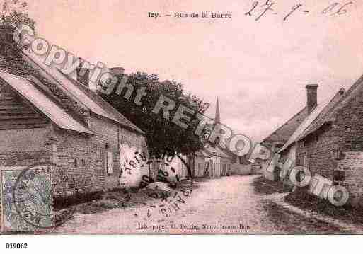 Ville de IZY, carte postale ancienne