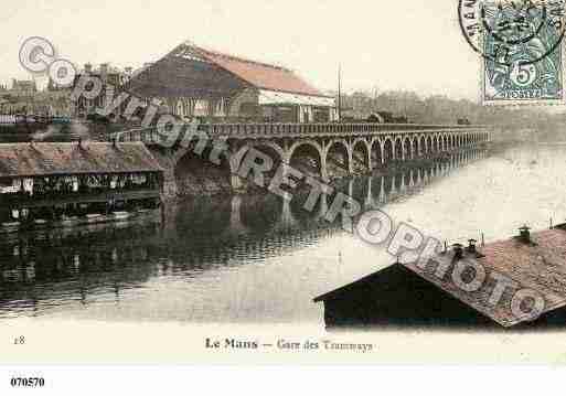 Ville de MANS(LE), carte postale ancienne