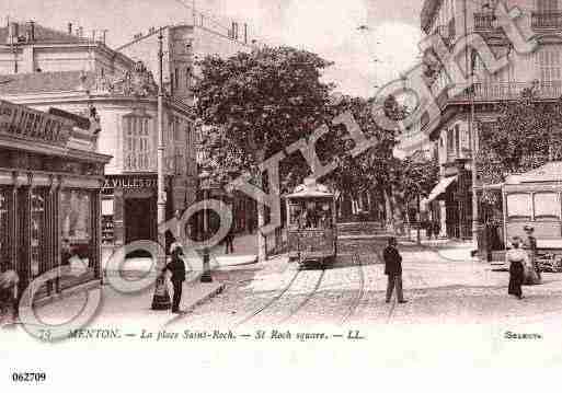 Ville de MENTON, carte postale ancienne