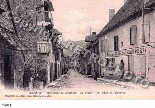 Ville de MONESTIERDECLERMONT, carte postale ancienne