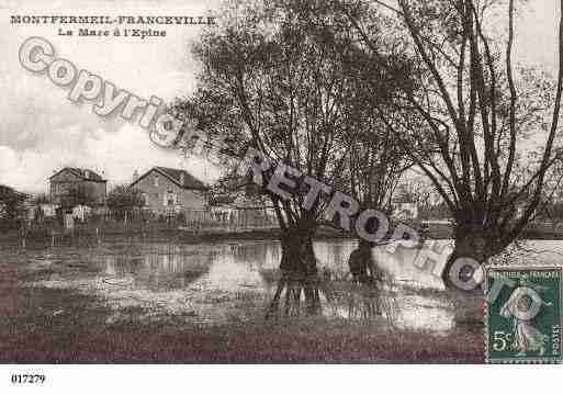 Ville de MONTFERMEIL, carte postale ancienne