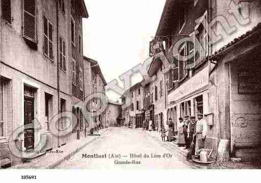 Ville de MONTLUEL, carte postale ancienne