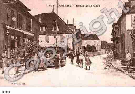 Ville de MOUCHARD, carte postale ancienne