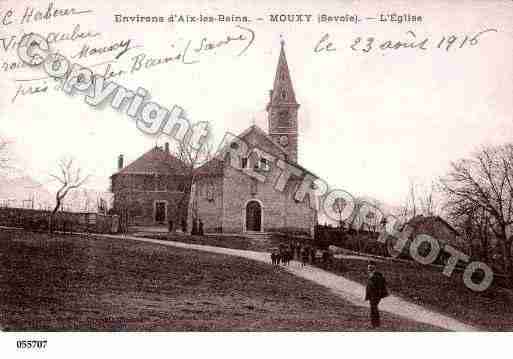 Ville de MOUXY, carte postale ancienne