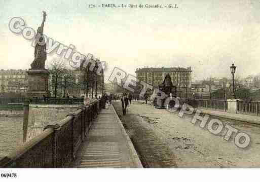 Ville de PARIS15, carte postale ancienne