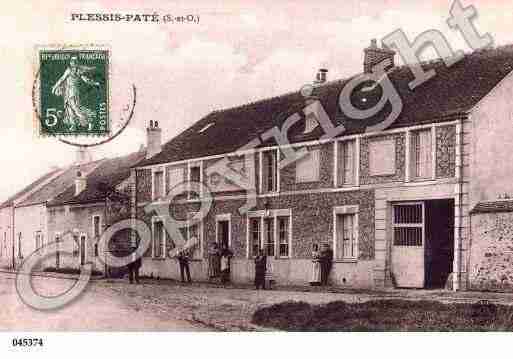 Ville de PLESSISPATE(LE), carte postale ancienne