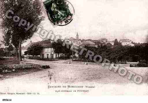 Ville de POUSSAY, carte postale ancienne